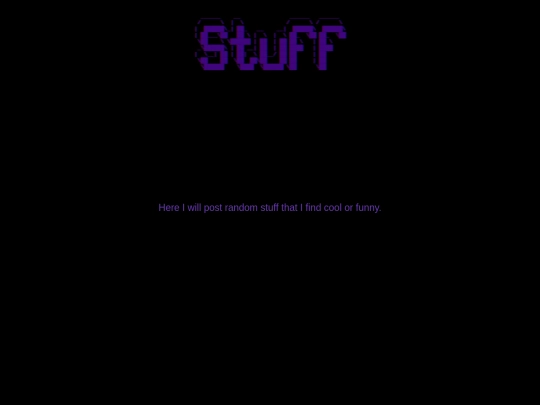 stuff screenshot