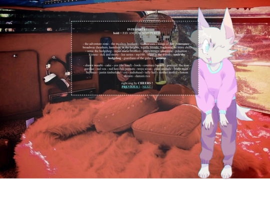 interests screenshot