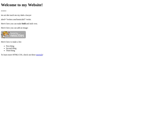 firstwebpage screenshot