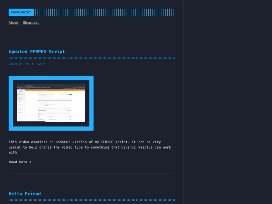 posts/page/1 screenshot
