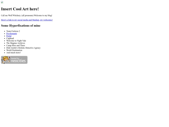 information screenshot