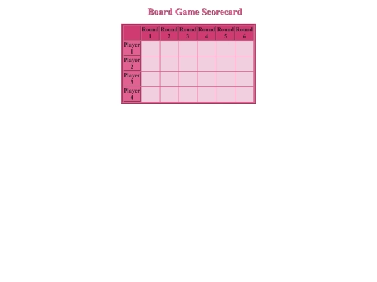 scorecard-boardgame screenshot