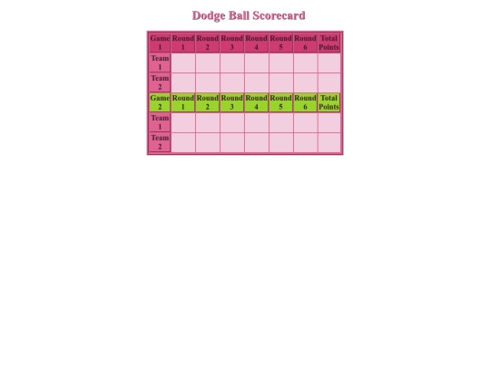 scorecard-dodgeball screenshot
