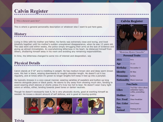 characters/calvin screenshot