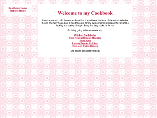 cookbook screenshot