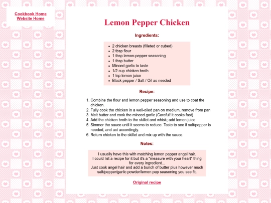 cookbook/lemonpepperchicken screenshot