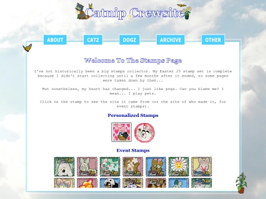 petz/stamps screenshot
