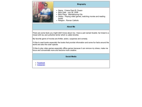 index screenshot