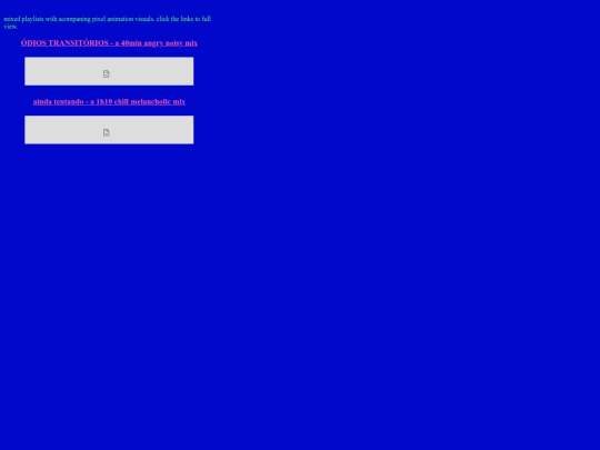 pixels/neocities/mixtapes screenshot