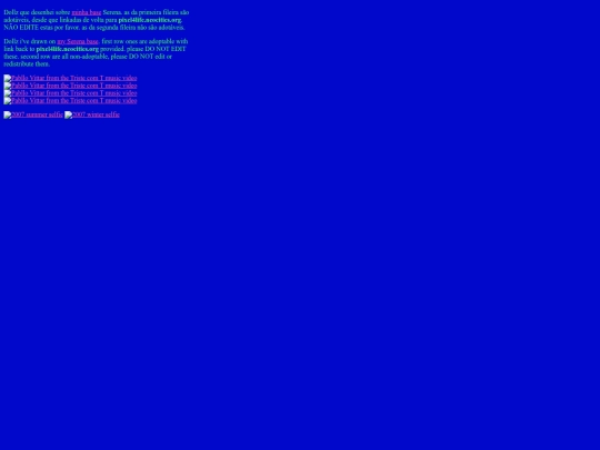pixels/neocities/serenadollz screenshot