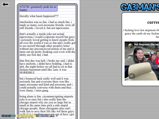 blog screenshot