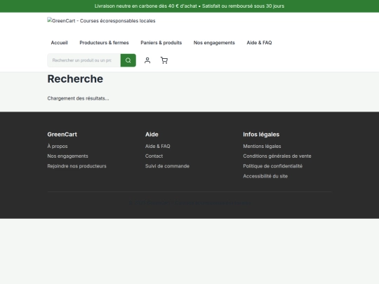 recherche screenshot