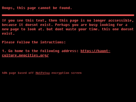 not_found screenshot