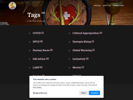 tags screenshot