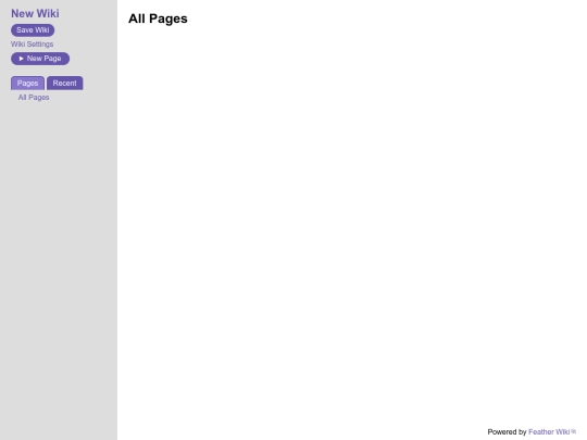 FeatherWiki_Meadowlark screenshot