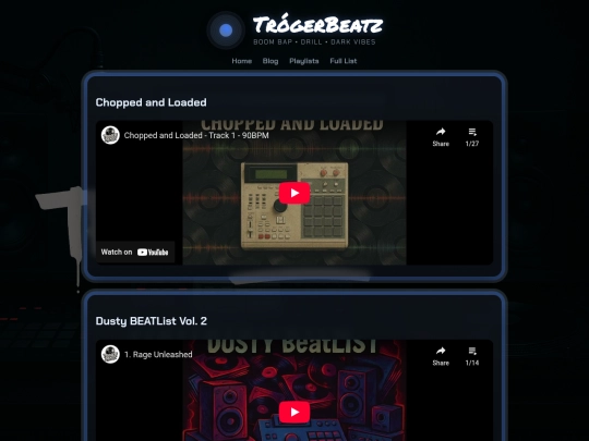 us/playlists screenshot