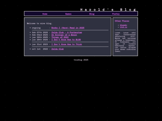 blog screenshot