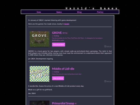 games screenshot