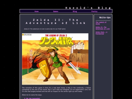zeldaclub/ZeldaIITheAdventureofLink screenshot