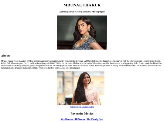 Actress/Home screenshot