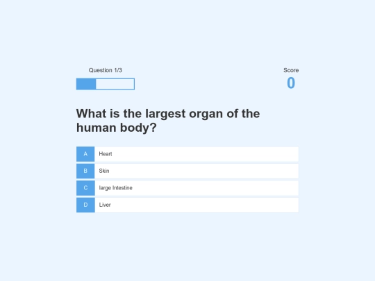 Quick Quiz/game screenshot