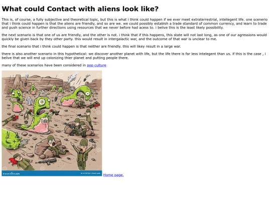 aliencontact screenshot