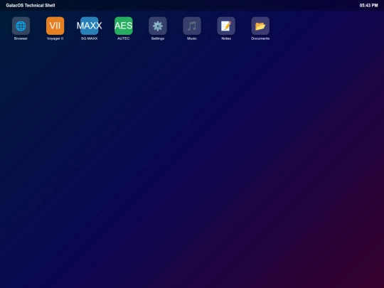 LegApps/GalacOS/app screenshot