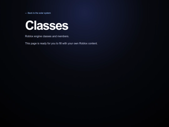 classes screenshot