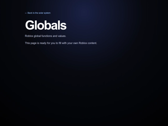 globals screenshot
