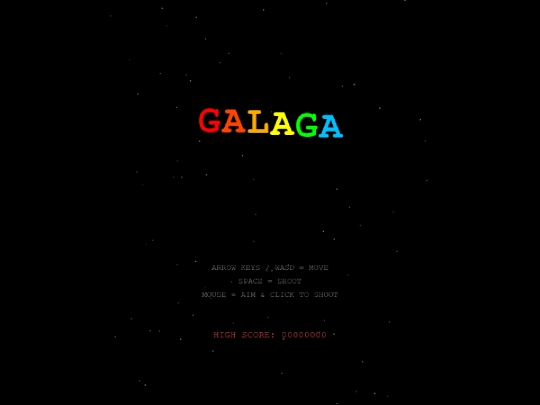 galaga screenshot