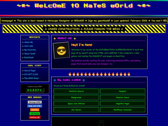 geocities screenshot