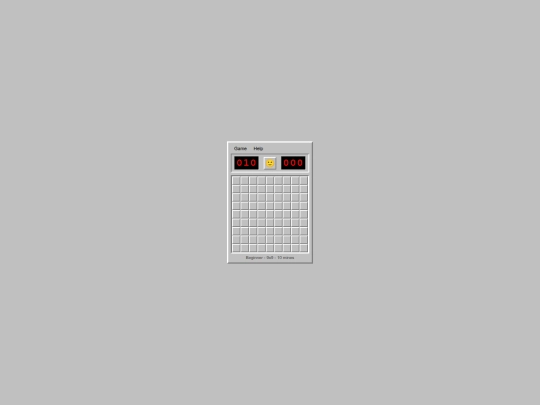 minesweeper screenshot
