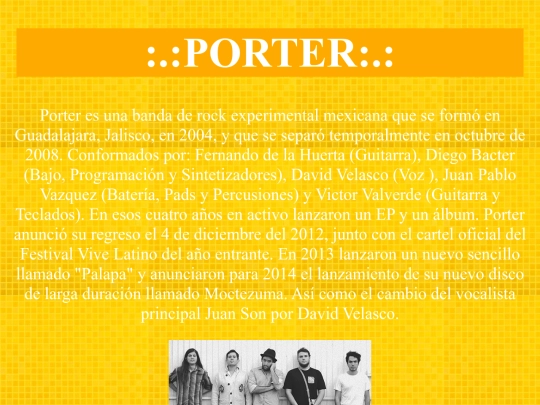 PORTER screenshot
