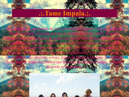 Tame_Impala screenshot