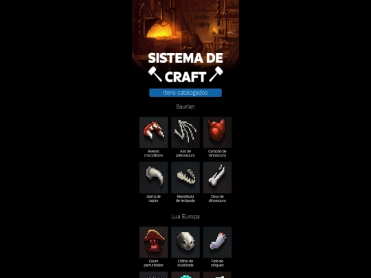 itens screenshot