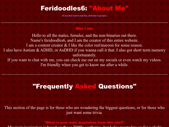 aboutme screenshot