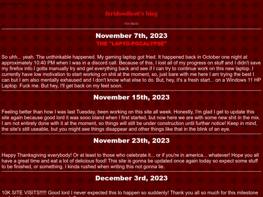 myblog screenshot