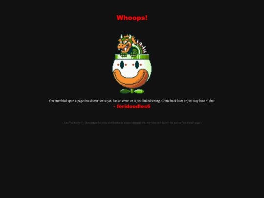 not_found screenshot