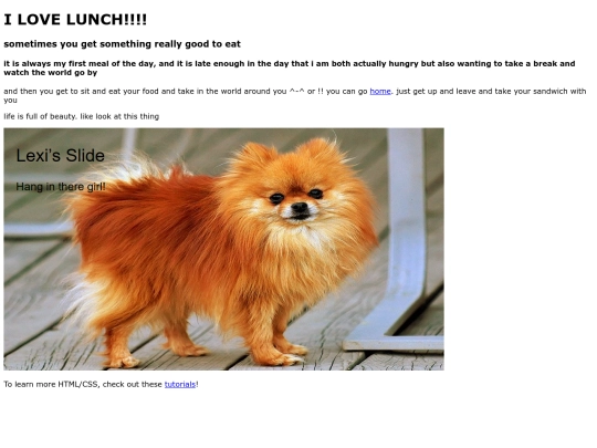 lunch screenshot