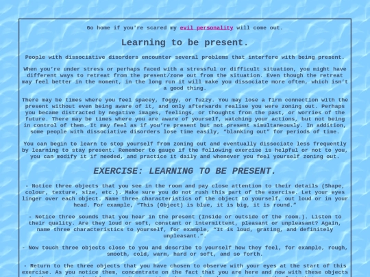 present screenshot