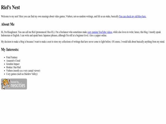 index screenshot
