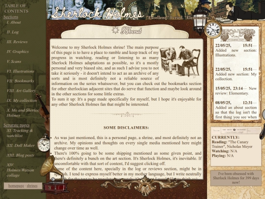shrines/sherlock screenshot