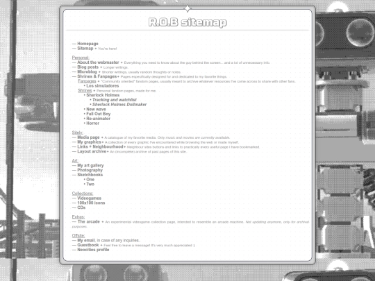 sitemap screenshot