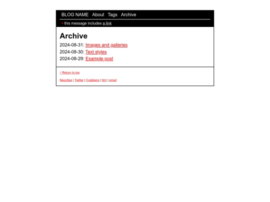 archive screenshot