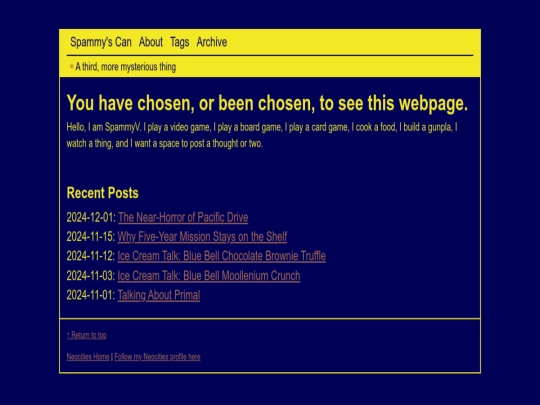 index screenshot