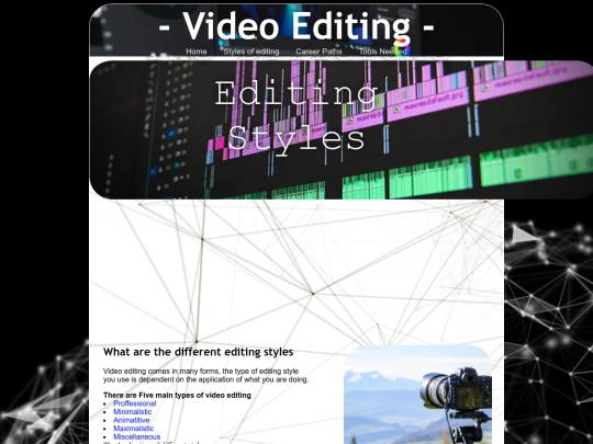 Styles of Editing screenshot