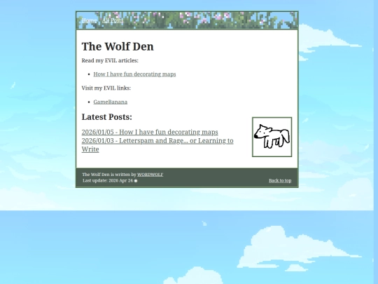 index screenshot