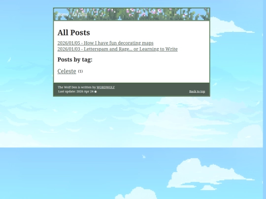 info/all_posts screenshot