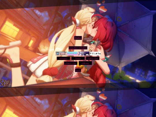 links screenshot