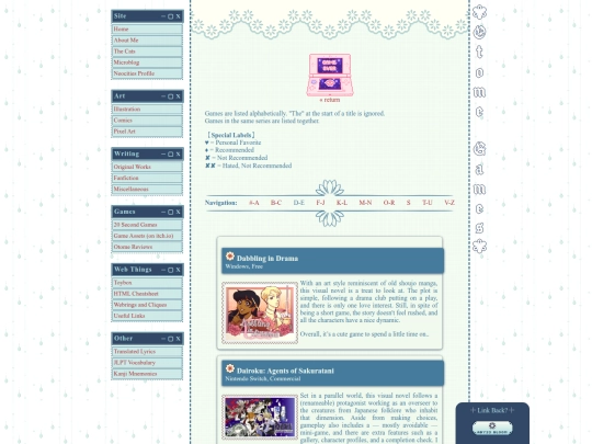 otomereviews/DE screenshot